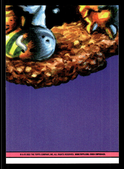 Giving TRE 2022 Topps Garbage Pail Kids Bookworms Base Back of Card