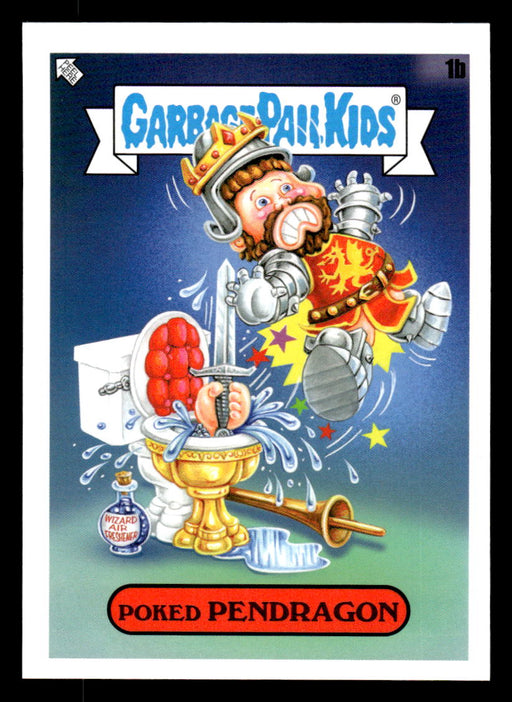 Poked PENDRAGON 2022 Topps Garbage Pail Kids Bookworms Base Front of Card