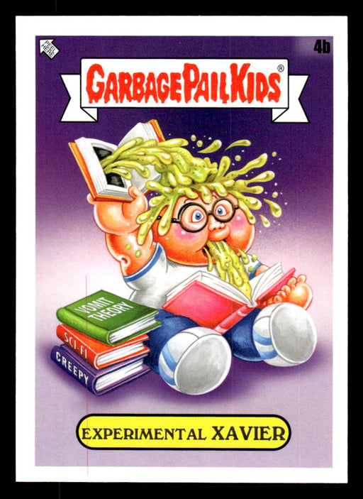 Experimental XAVIER 2022 Topps Garbage Pail Kids Bookworms Base Front of Card