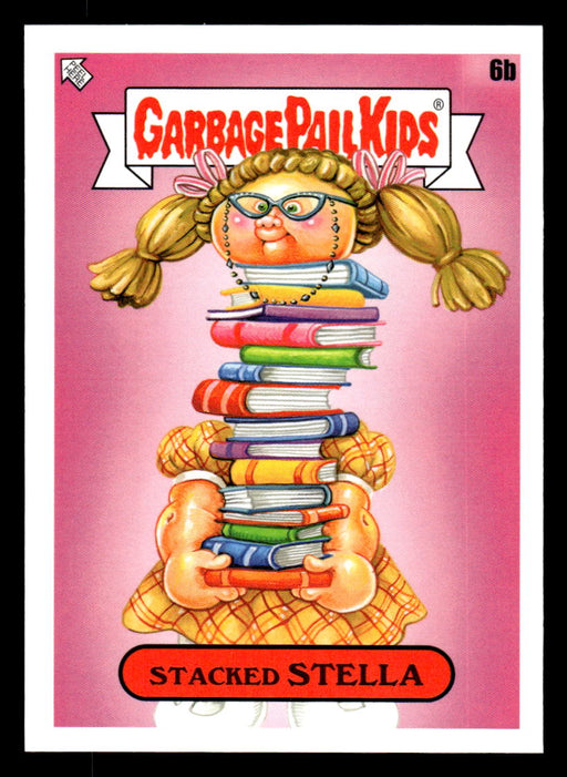 Stacked STELLA 2022 Topps Garbage Pail Kids Bookworms Base Front of Card