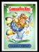 Crushed CASPIAN 2022 Topps Garbage Pail Kids Bookworms Base Back of Card