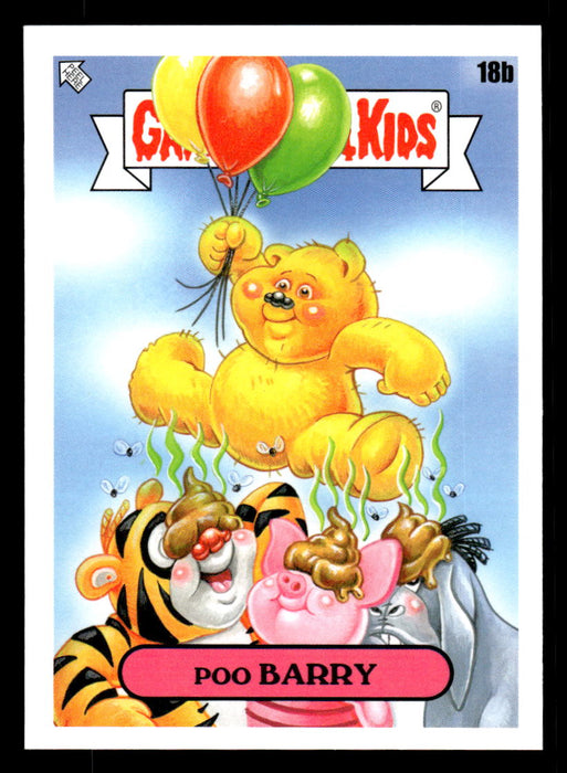 Poo BARRY 2022 Topps Garbage Pail Kids Bookworms Base Back of Card