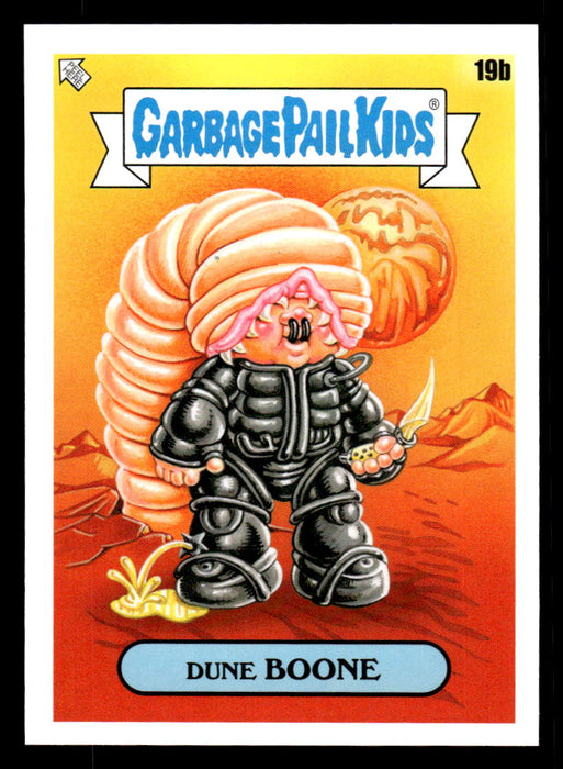 Dune BOONE 2022 Topps Garbage Pail Kids Bookworms Base Back of Card