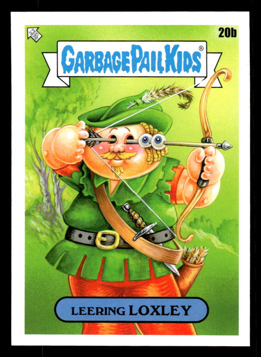 Leering LOXLEY 2022 Topps Garbage Pail Kids Bookworms Base Back of Card