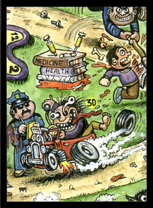 Jabbed JULIET 2022 Topps Garbage Pail Kids Bookworms Base Front of Card