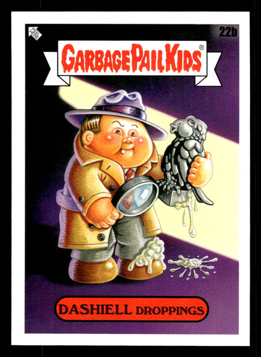 DASHIELL Droppings 2022 Topps Garbage Pail Kids Bookworms Base Back of Card