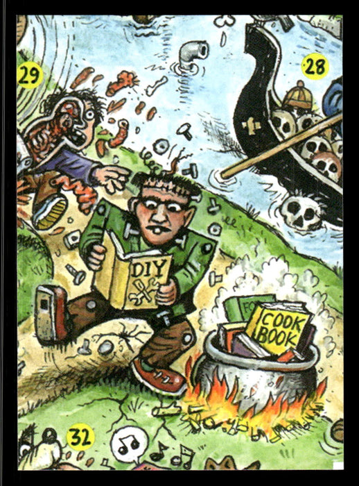 DASHIELL Droppings 2022 Topps Garbage Pail Kids Bookworms Base Front of Card