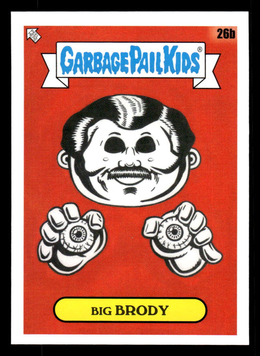 Big BRODY 2022 Topps Garbage Pail Kids Bookworms Base Front of Card