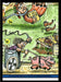 Jagged JULIUS 2022 Topps Garbage Pail Kids Bookworms Base Back of Card