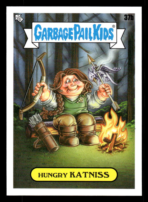 Hungry KATNISS 2022 Topps Garbage Pail Kids Bookworms Base Front of Card