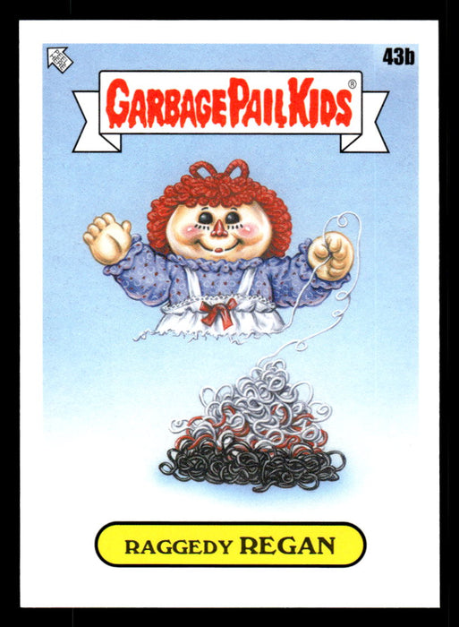 Raggedy REGAN 2022 Topps Garbage Pail Kids Bookworms Base Front of Card