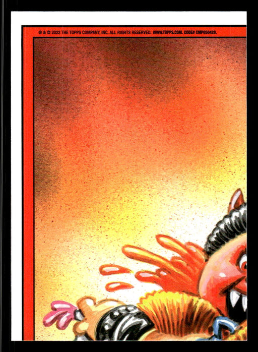 Long JOHN 2022 Topps Garbage Pail Kids Bookworms Base Back of Card