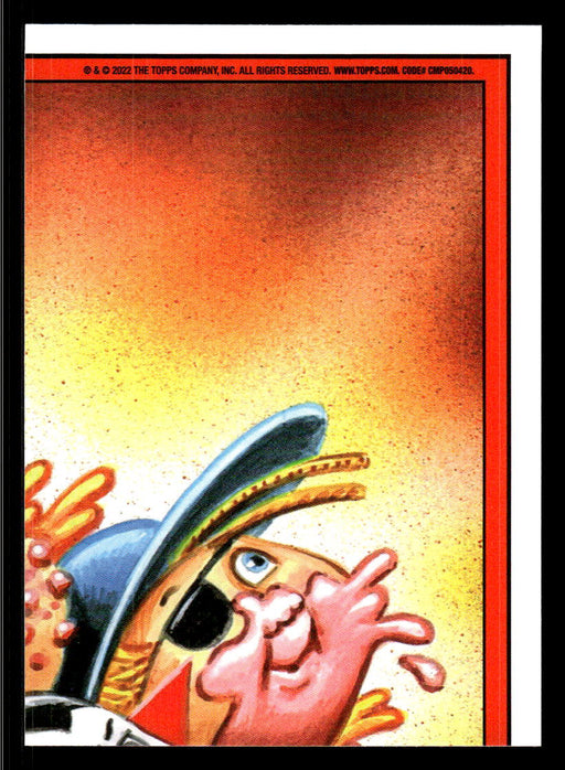 Detective DAVID 2022 Topps Garbage Pail Kids Bookworms Base Back of Card