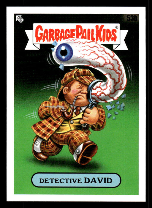 Detective DAVID 2022 Topps Garbage Pail Kids Bookworms Base Front of Card