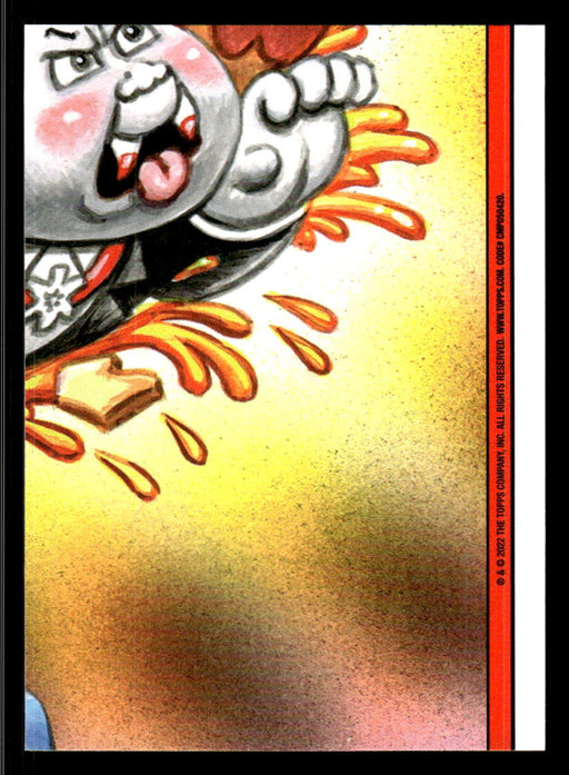 Necronomicon RON 2022 Topps Garbage Pail Kids Bookworms Base Back of Card