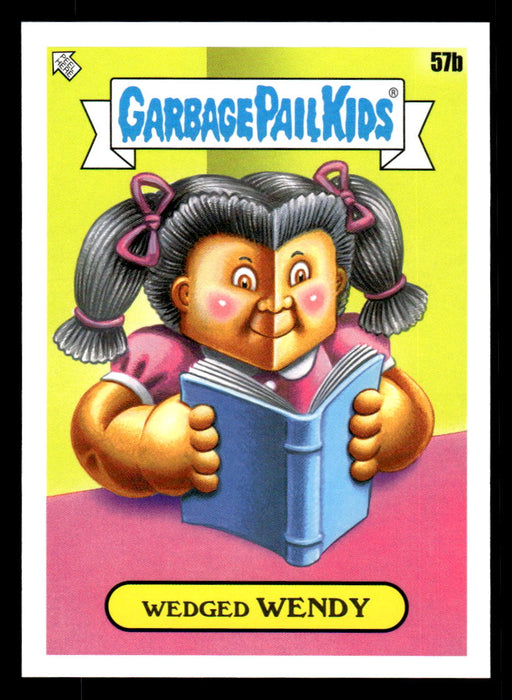 Wedged WENDY 2022 Topps Garbage Pail Kids Bookworms Base Front of Card