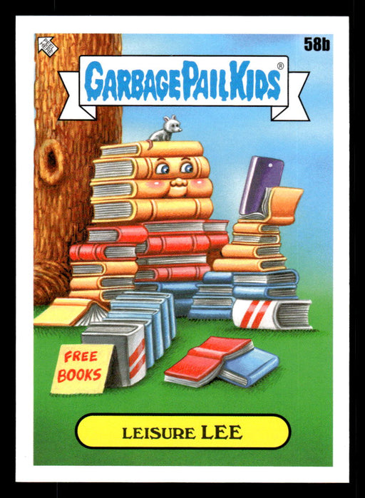 Leisure LEE 2022 Topps Garbage Pail Kids Bookworms Base Front of Card