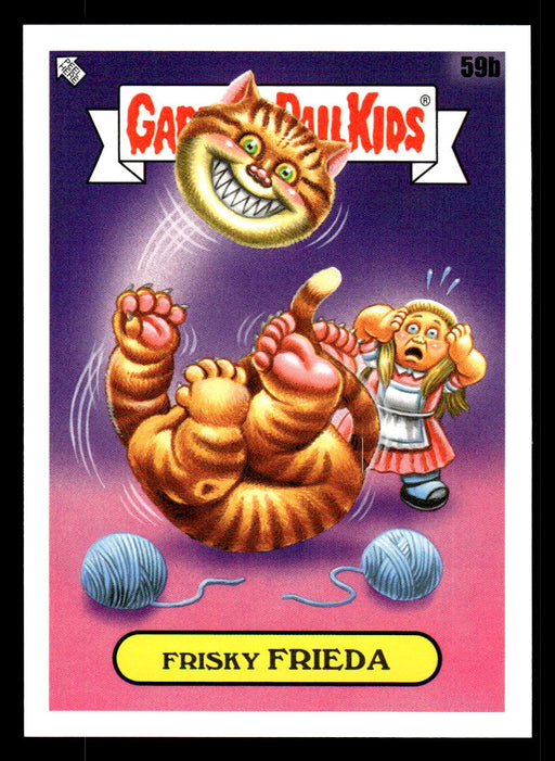 Frisky FRIEDA 2022 Topps Garbage Pail Kids Bookworms Base Front of Card