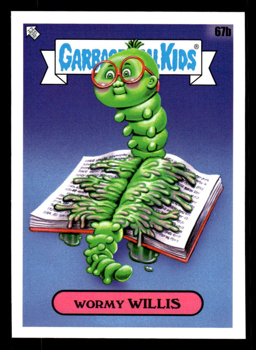 Wormy WILLIS 2022 Topps Garbage Pail Kids Bookworms Base Front of Card