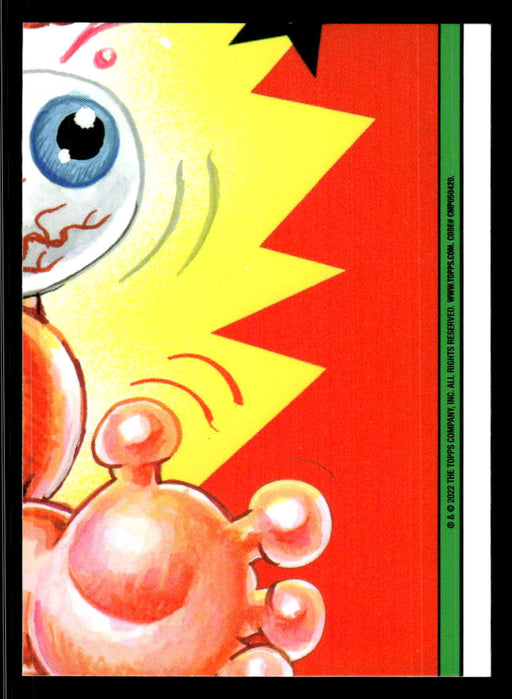 ZED Phones 2022 Topps Garbage Pail Kids Bookworms Base Back of Card