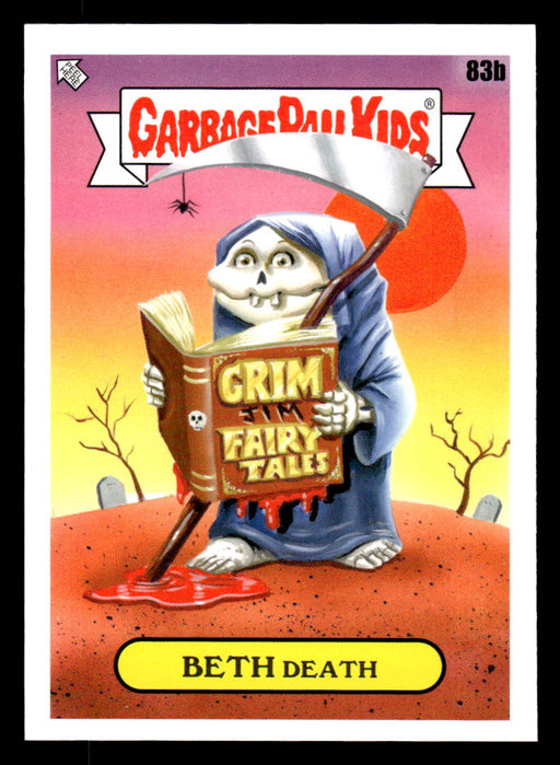 BETH Death 2022 Topps Garbage Pail Kids Bookworms Base Front of Card