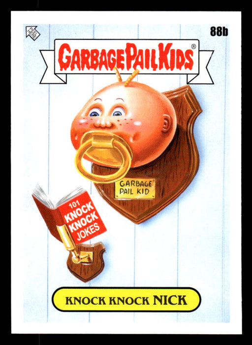 Knock Knock NICK 2022 Topps Garbage Pail Kids Bookworms Base Front of Card