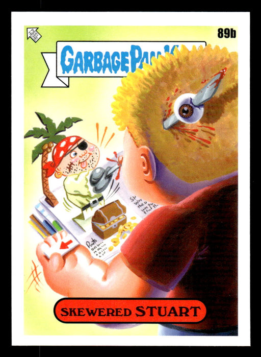 Skewered STUART 2022 Topps Garbage Pail Kids Bookworms Base Front of Card