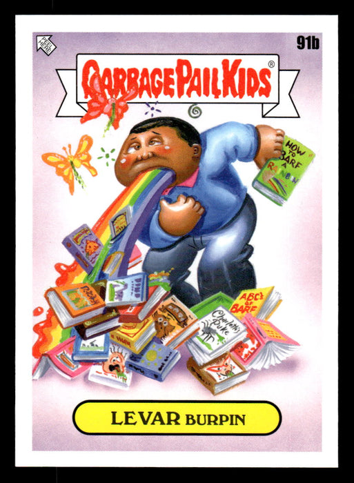 LEVAR Burpin 2022 Topps Garbage Pail Kids Bookworms Base Front of Card