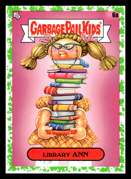 Library ANN 2022 Topps Garbage Pail Kids Bookworms Booger Green Front of Card