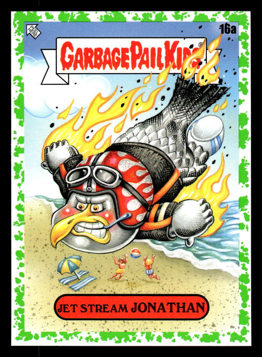 Jet Stream JONATHAN 2022 Topps Garbage Pail Kids Bookworms Booger Green Front of Card