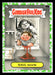 SAUL Shank 2022 Topps Garbage Pail Kids Bookworms Booger Green Front of Card