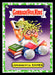 Experimental XAVIER 2022 Topps Garbage Pail Kids Bookworms Booger Green Front of Card