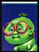 Jabbed JACKSON 2022 Topps Garbage Pail Kids Bookworms Booger Green Back of Card