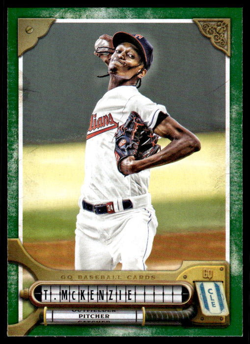 Triston McKenzie 2022 Topps Gypsy Queen Green Front of Card