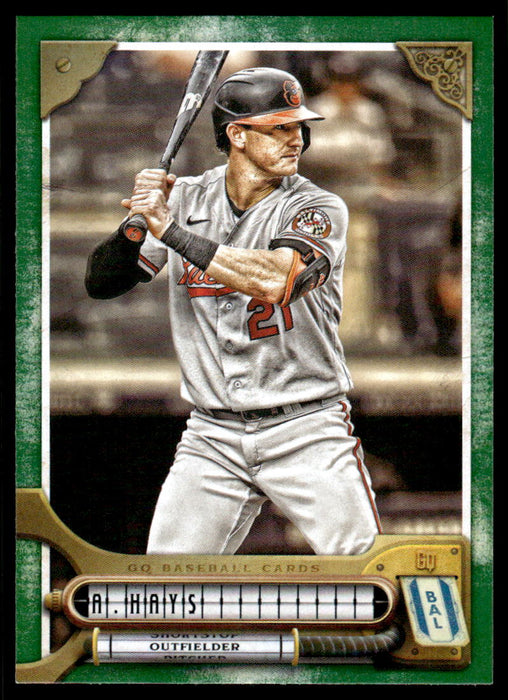 Austin Hays 2022 Topps Gypsy Queen Green Front of Card