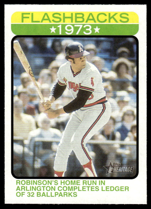 Frank Robinson 2022 Topps Heritage Baseball Flashbacks Front of Card