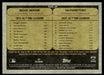Reggie Jackson / Salvador Perez 2022 Topps Heritage Then and Now Back of Card
