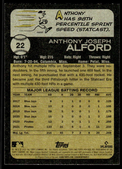 Back of Card