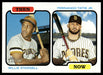 Willie Stargell / Fernando Tatis Jr. 2022 Topps Heritage Then and Now Front of Card