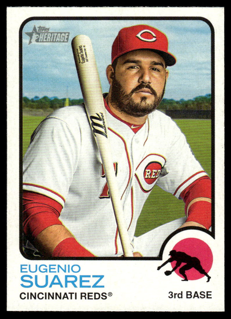 Eugenio Suarez 2022 Topps Heritage # 27 Base Cincinnati Reds — Collectible  Craze America