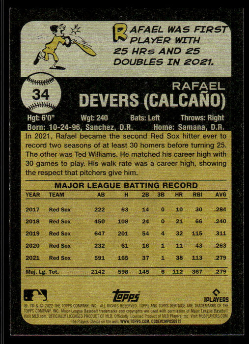 Back of Card