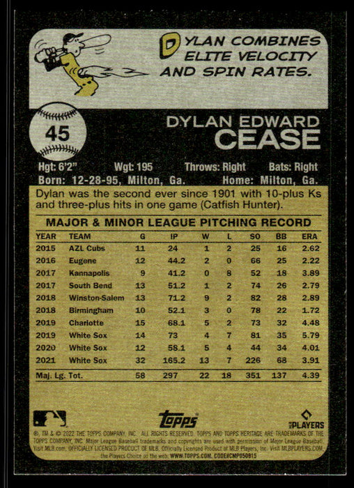 Back of Card