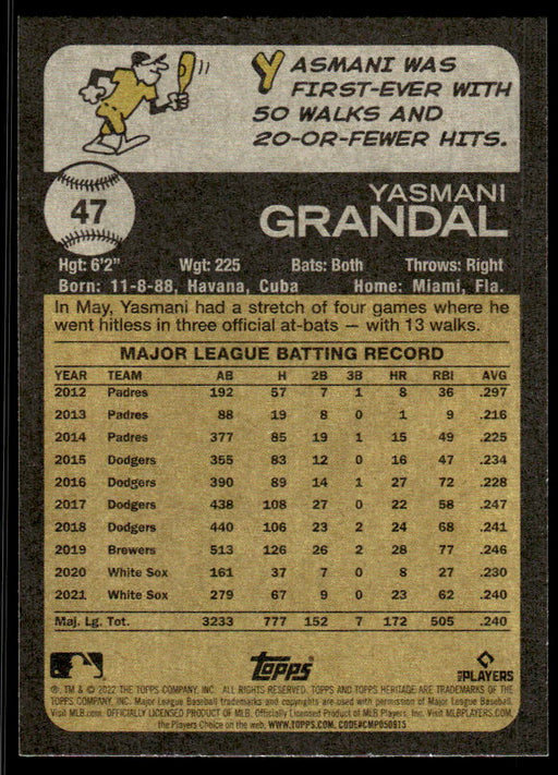Back of Card