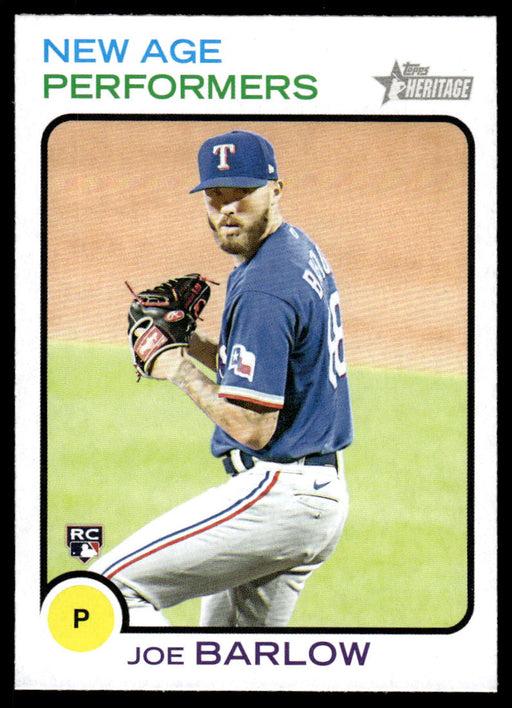 Joe Barlow 2022 Topps Heritage New Age Performers Front of Card