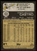 Jason Castro 2022 Topps Heritage Short Print Back of Card