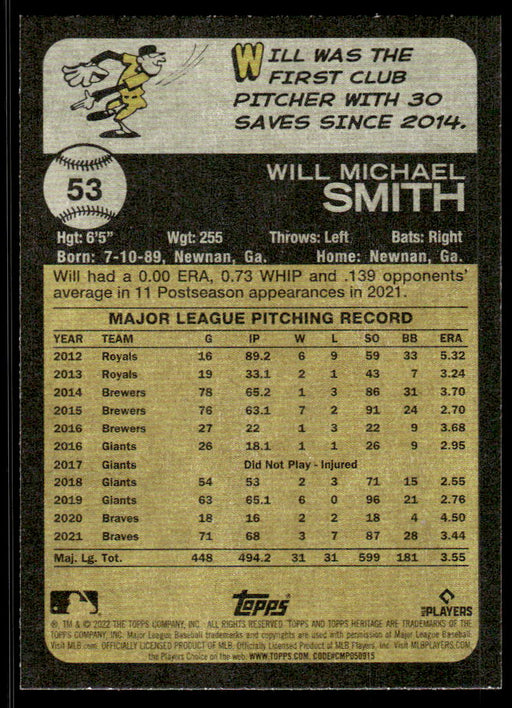 Back of Card