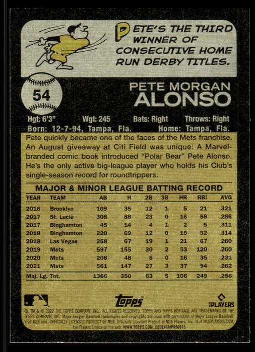Back of Card