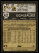 Marco Gonzalez 2022 Topps Heritage Short Print Back of Card