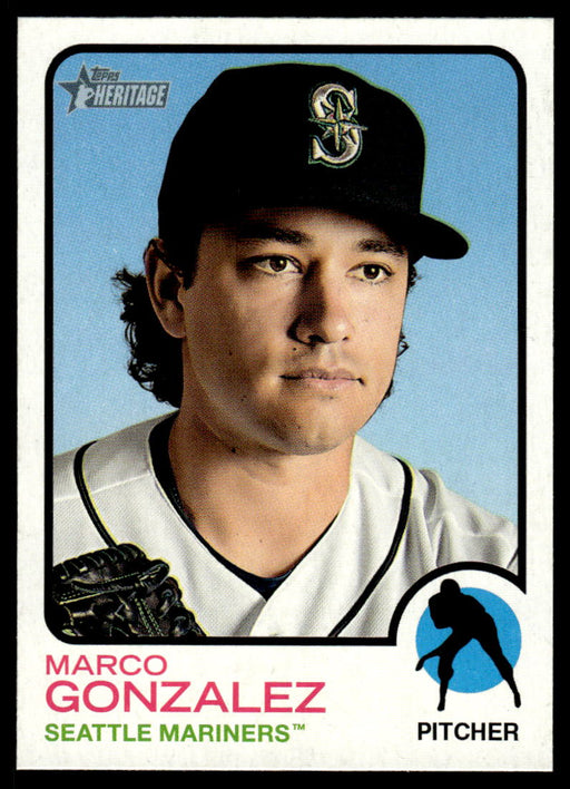 Marco Gonzalez 2022 Topps Heritage Short Print Front of Card