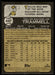 Taylor Trammell 2022 Topps Heritage Short Print Back of Card